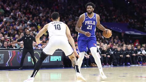 76ers vs. Nets score, result: Embiid leads Philly to victory in Ben .